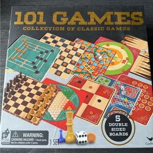 101 Games Collection - Classic Board Games Set